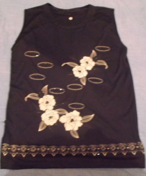 BLUSA POLIESTER PRETA